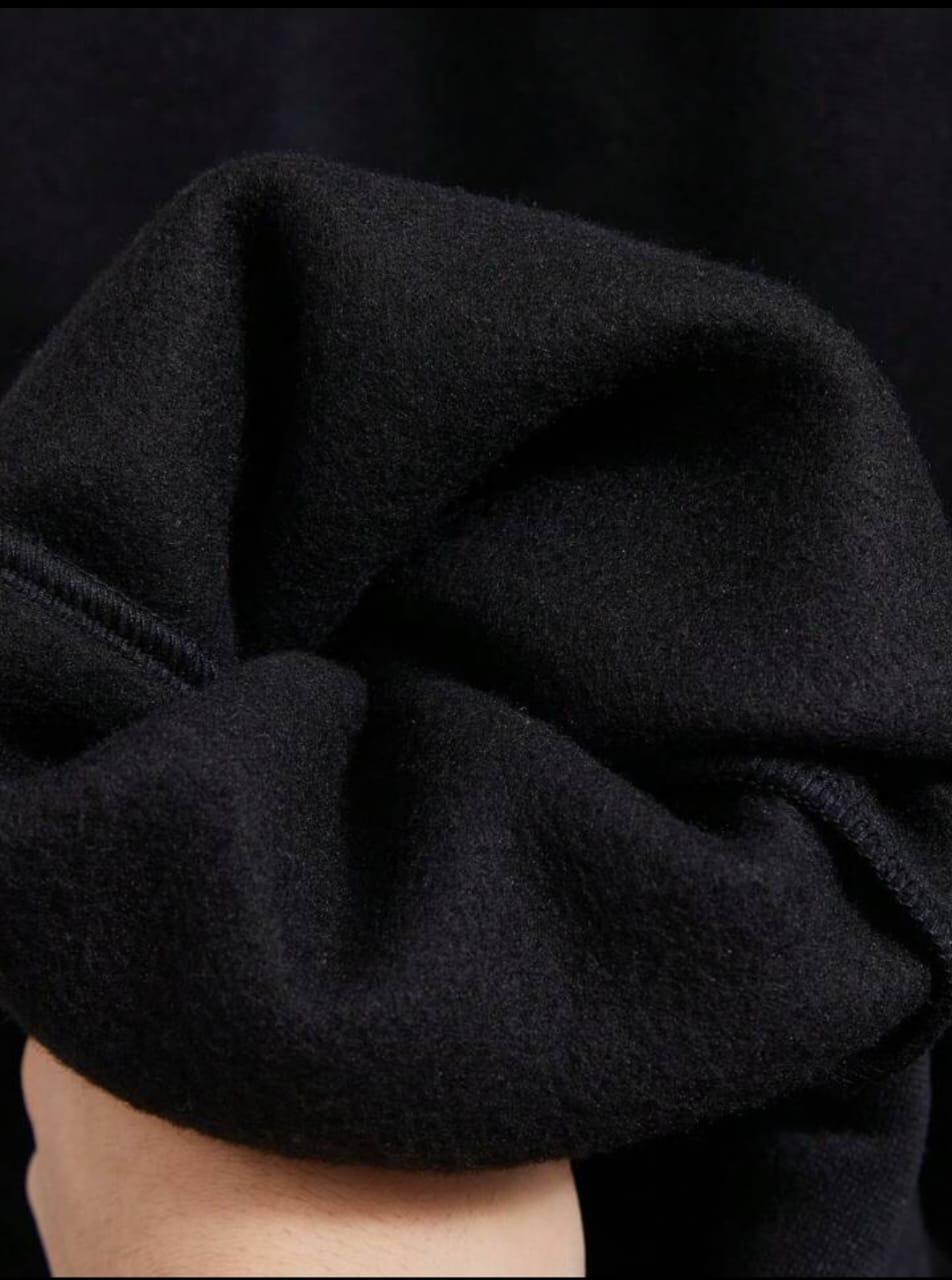 2 Pcs Men's Fleece Plain Zipper TrackSuit